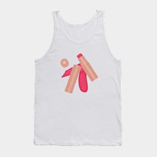 Dark Pink Makeup Tank Top